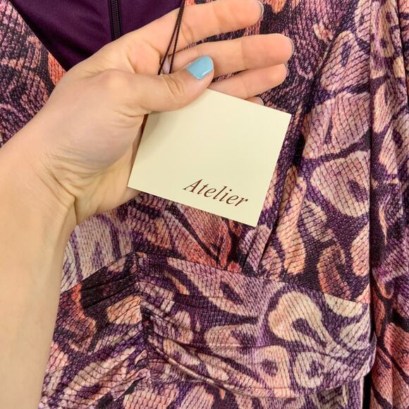 Atelier Multicolor Knit Sheath Dress - Picture 6 of 10